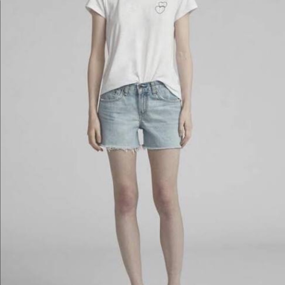 Rag and Bone boyfriend jean shorts Rye